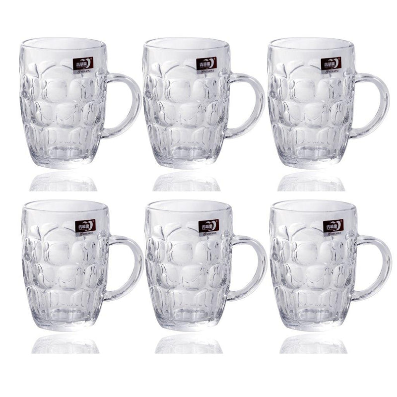Multipurpose Beverage Drinking Glass Tumblers Set of 6 pcs 650 ml