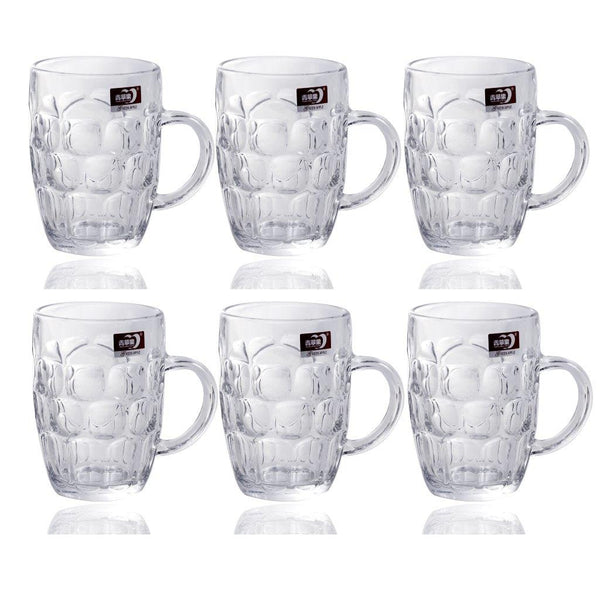Multipurpose Beverage Drinking Glass Tumblers Set of 6 pcs 650 ml