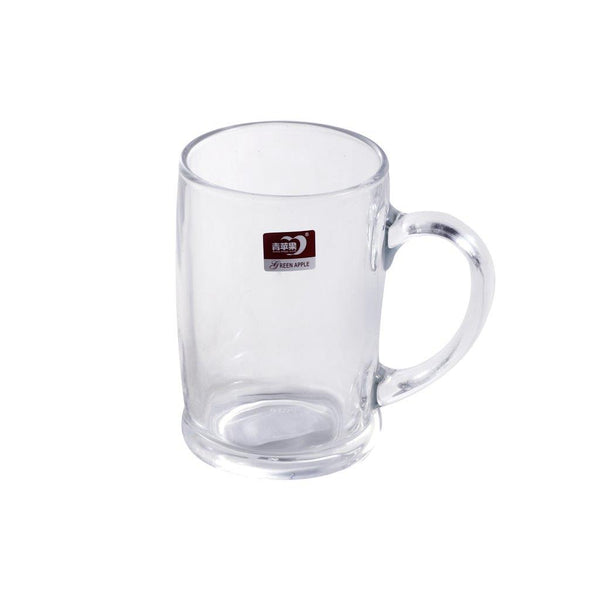 Glass Green Tea Mug Tea Cup Set of 6 Pcs 380 ml