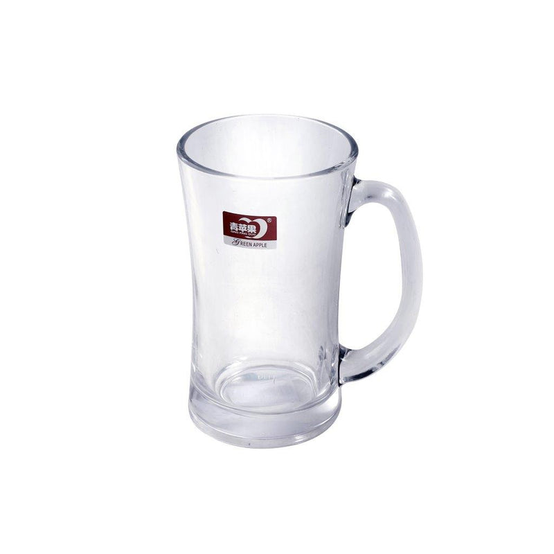 Glass Tea and Coffee Mug with Handle Set of 6