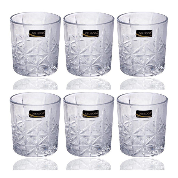 Drinking Glass Tumblers Set of 6 Pcs 340 ml 43049