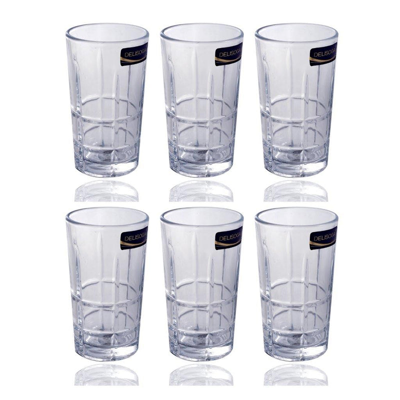 Drinking Glass Tumblers Set of 6 Pcs 278 ml