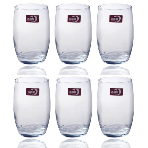 Drinking Glass Tumblers Set of 6 Pcs 390 ml