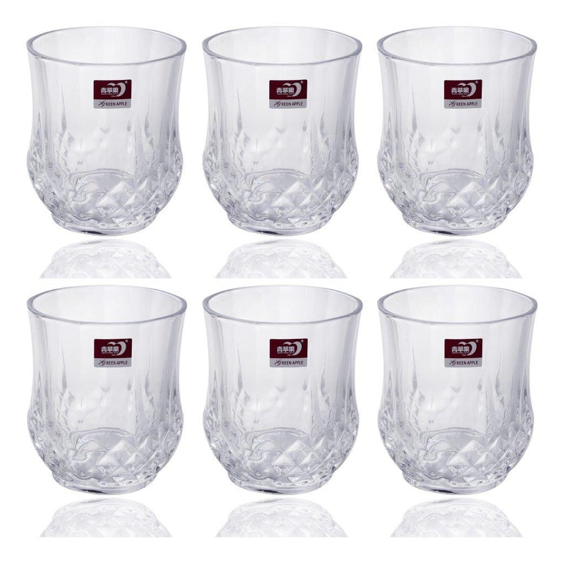 Drinking Glass Tumblers Set of 6 Pcs 270 ml