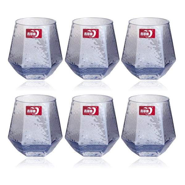 Multipurpose Beverage Goblet Style Tumblers Set of 6 Pcs 310 ml