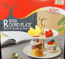 Bone China Ceramic Two Tier Cake Stand Fruit Platter 20/25 cm