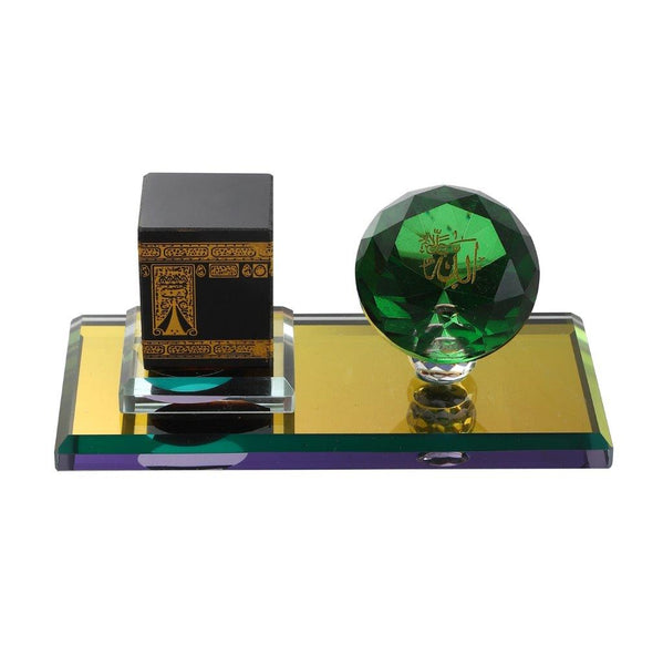 Home Decor Islamic Crystal Collectible Kaaba Model 12*5.5 cm