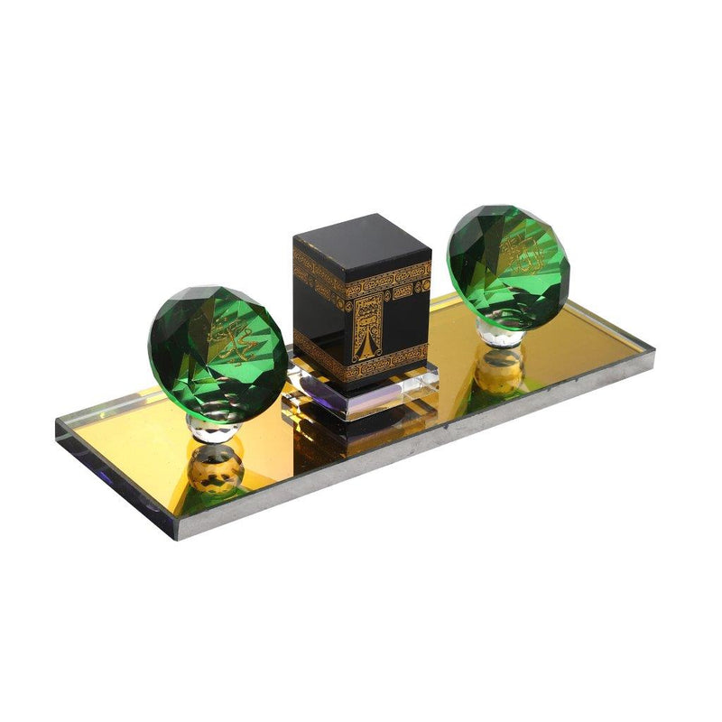 Home Decor Islamic Crystal Collectible Kaaba Model 4*12 cm