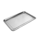 baking tray Stainless Steel Baking Tray Rectangular Shallow 39*29 cm 2 cm Depth-Classic Homeware &amp; Gifts-21652