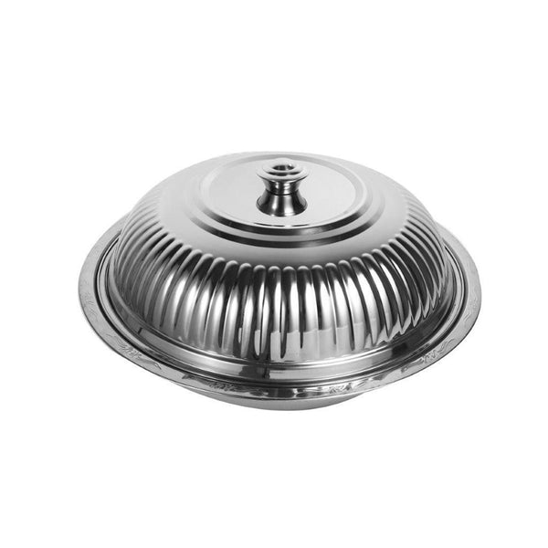 Stainless Steel Biryani Plate with Lid 50*28 cm