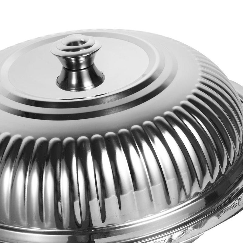 Stainless Steel Biryani Plate with Lid 50*28 cm