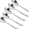 Stainless Steel Dessert Spoon Set of 6 pcs 15.5cm   3.3*4.8 cm