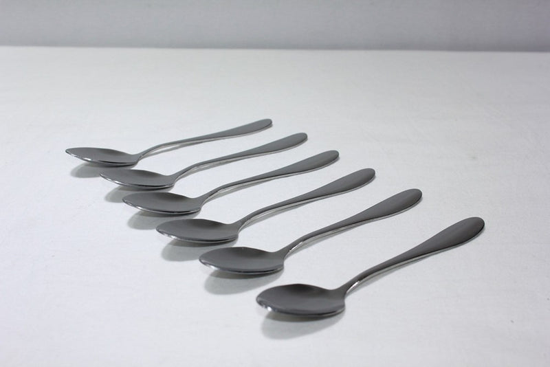 Stainless Steel Dessert Spoon Set of 6 pcs 15.5cm 3.3*4.8 cm