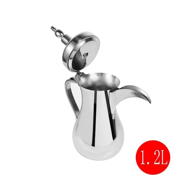 Stainless Steel Middle Eastern Tea Pot 1.2 Litre