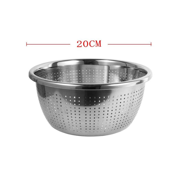 Stainless Steel Rice Bowl Strainer 20 cm