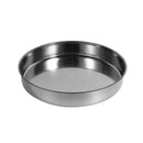 baking tray Stainless Steel Round Deep Baking Tray 40 cm-Classic Homeware &amp; Gifts-39342