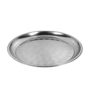 Stainless Steel Round Deep Silver Serving Tray 60 cm