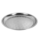 Stainless Steel Round Deep Silver Serving Tray 70 cm