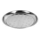 Stainless Steel Round Deep Silver Serving Tray 70 cm