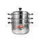 Stainless Steel Steamer Pan Set 3 tier 28 cm