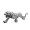 Tiger Statue Figurine Sculpture Silver 73*27 cm