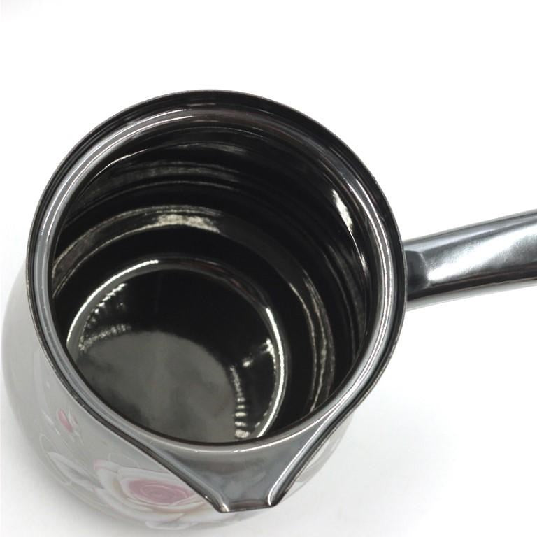 Turkish Enamel Coffee Pot Warmer 3 Pcs Set 9cm 10cm 11 cm
