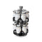 White Artistic Craft Revolving Spice Rack Spice and Herb Carousel Set of 12 Pcs 17.5*33 cm