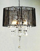 Allure Ceiling Crystal light Milano Black