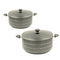 Casserole Grey Marble Coating Induction Non Stick SET 32 & 36 cm 3.5 mm (Must Select Options)