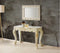 Yekta Baroque Design Cream Gold Hallway Bedroom Dresser Table Console Table and Mirror Sideboard Set 110*45*75 cm