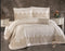 Calikusul Ecru Gold Comforter Bedding Set Wedding Duvet Cover Bed Sheet with Pillowcase Set of 11 pcs