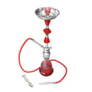 [Shisha Hookah Sisha]-Classic Homeware & Gifts-Shisha Hookah Arguileh Red Ceramic Head Single Hose 70 cm-Classic Homeware &amp; Gifts
