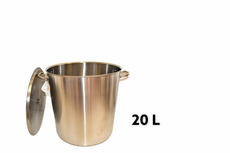 Stainless Steel Pot 5 Pcs Set 20ltr, 34ltr, 50ltr, 72ltr, 98ltr