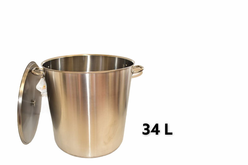 Stainless Steel Pot 5 Pcs Set 20ltr, 34ltr, 50ltr, 72ltr, 98ltr