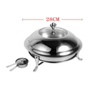 chafing dish-Stainless Steel Chafing Dish Banquet Food Warmer 28 cm-Classic Homeware &amp; Gifts