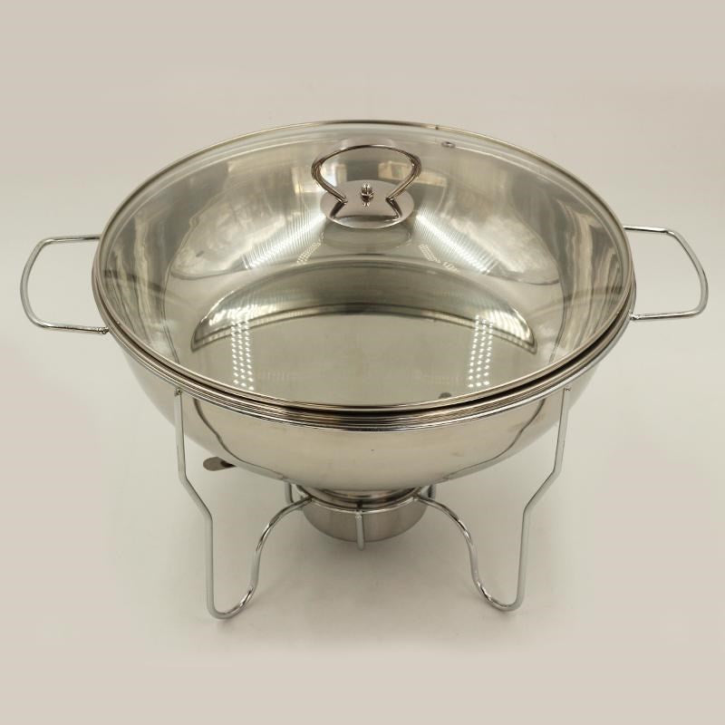 chafing dish-Stainless Steel Chafing Dish Banquet Food Warmer 4 Litre-Classic Homeware &amp; Gifts