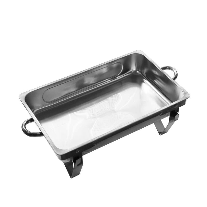 chafing dish-Stainless Steel Chafing Dish Single Platter 2 Burner 62.5*34*29 cm-Classic Homeware &amp; Gifts