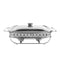 Stainless Steel Food Warmer Chafing Dish - 2 Litre (21*34 cm) - Classic Homeware and Gifts
