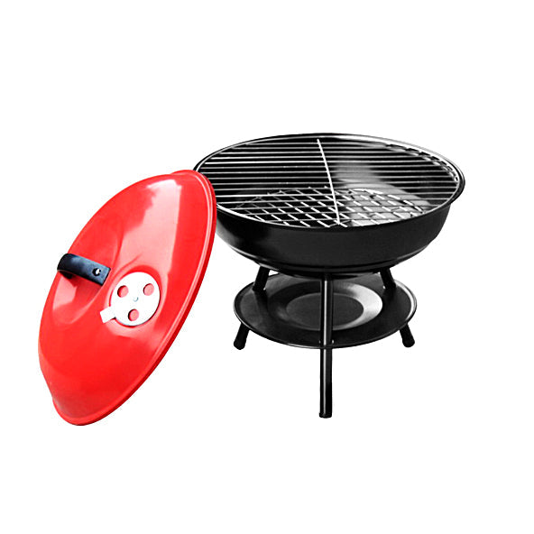 charcoal bbq -Folding Portable Outdoor Barbeque Charcoal BBQ Grill Oven 14 Inch-Classic Homeware &amp; Gifts