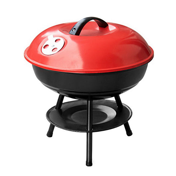 charcoal bbq -Folding Portable Outdoor Barbeque Charcoal BBQ Grill Oven 14 Inch-Classic Homeware &amp; Gifts