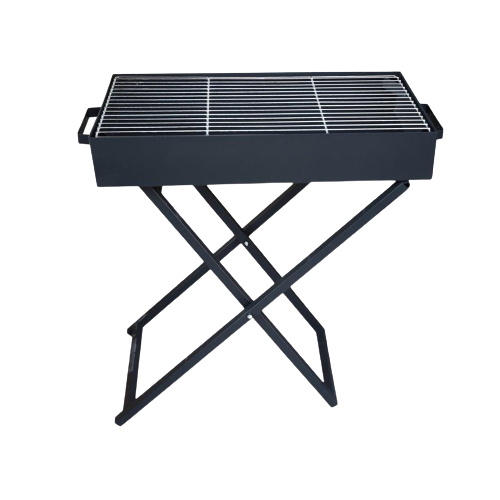 charcoal bbq -Large Outdoor Portable Foldable Charcoal BBQ with Grill 40*70 cm-Classic Homeware &amp; Gifts