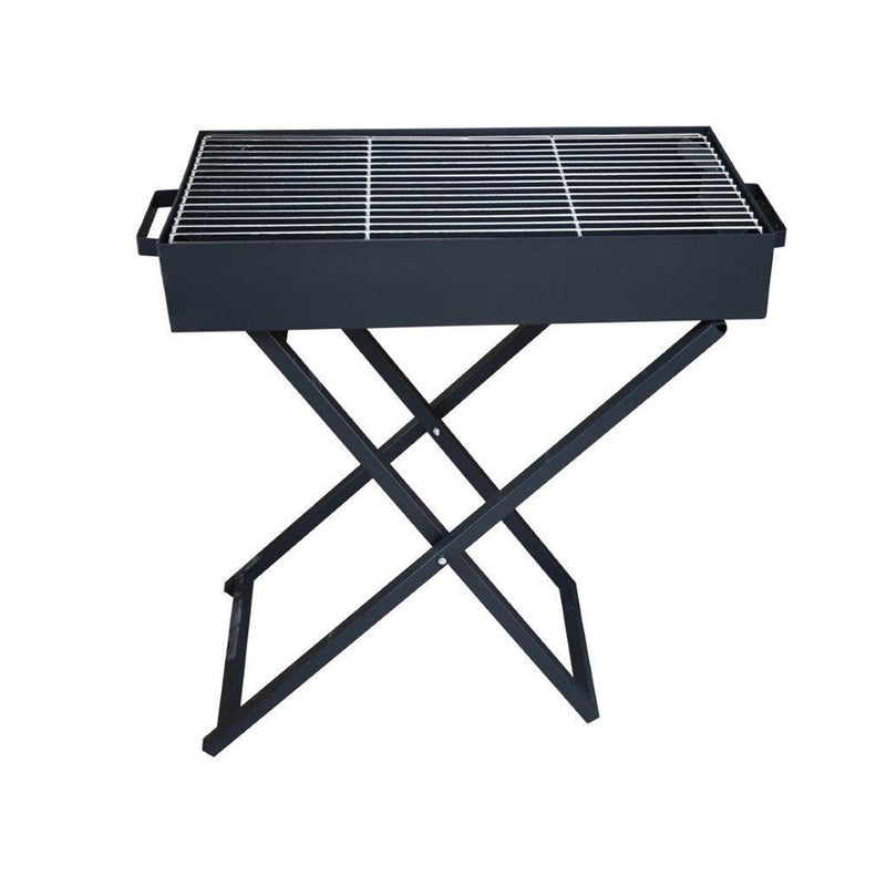 charcoal bbq -Medium Outdoor Portable Foldable Charcoal BBQ with Grill 30*60 cm-Classic Homeware &amp; Gifts
