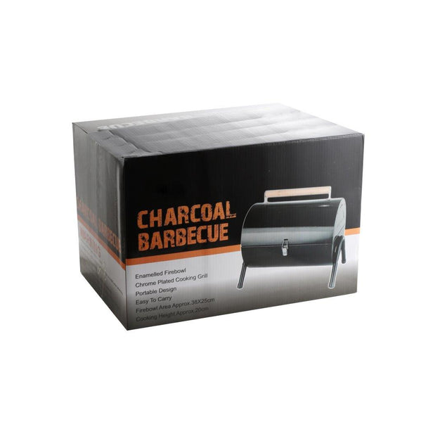 charcoal bbq -Outdoor Portable Foldable Tombla Charcoal BBQ with Grill 41*25*36 cm-Classic Homeware &amp; Gifts
