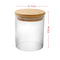 dollar store-Airtight Glass Canister Storage Jar Bamboo Lid 8.5*12 cm-Classic Homeware &amp; Gifts