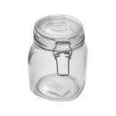 dollar store-Airtight Glass Clip Top Round Storage Jar 15*9.5 cm-Classic Homeware &amp; Gifts