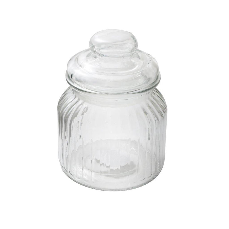 dollar store-Airtight Glass Kitchen Cookie Jar 15*8 cm-Classic Homeware &amp; Gifts