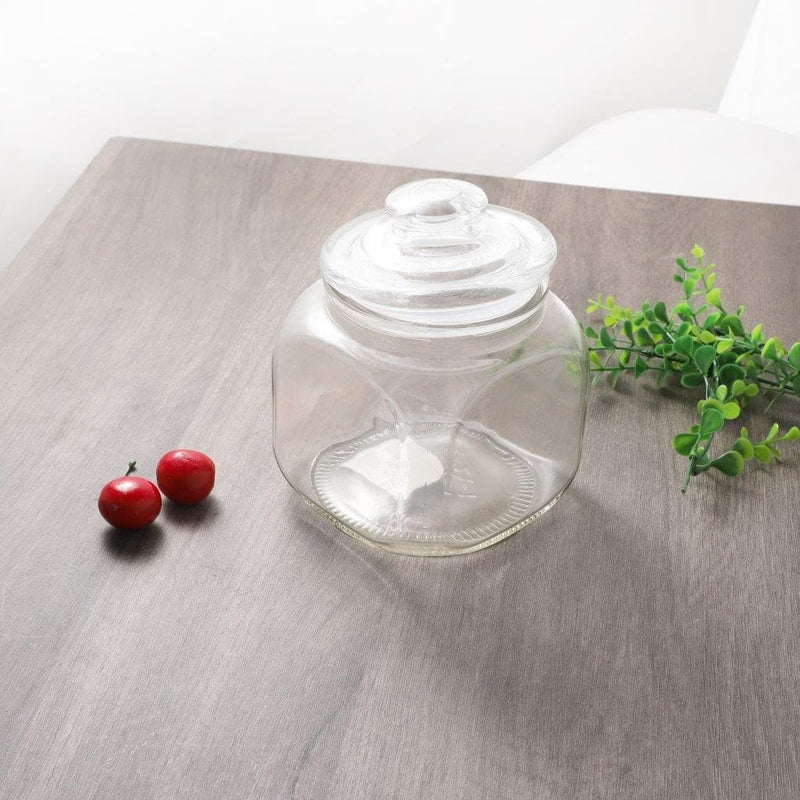 dollar store-Airtight Glass Kitchen Cookie or honey Jar 14*10 cm-Classic Homeware &amp; Gifts