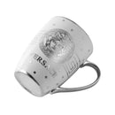 dollar store-Ceramic Coffee Mug with Handle Silver 330 ml-Classic Homeware &amp; Gifts