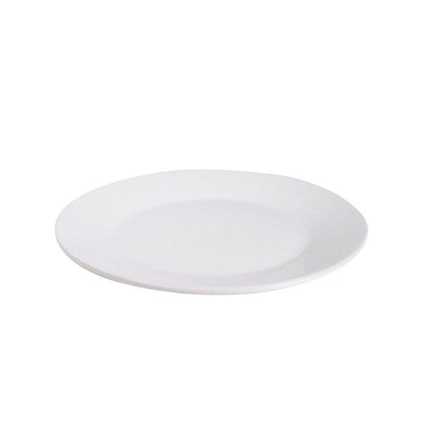dollar store-Ceramic Flat Dinner Plate 9 Inch 22.5 cm-Classic Homeware &amp; Gifts