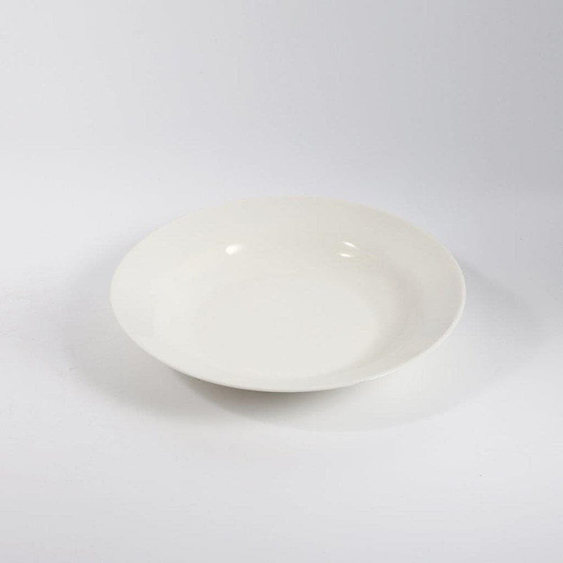dollar store-Ceramic Round Dinner Soup Plate 8 inch 20.5 cm-Classic Homeware &amp; Gifts